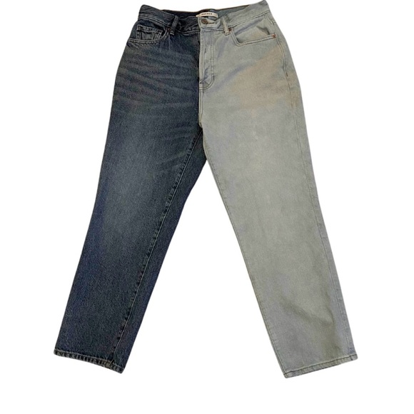PacSun Denim - PacSun High Rise Blue and light wash Jeans Unique Two-Tone Design